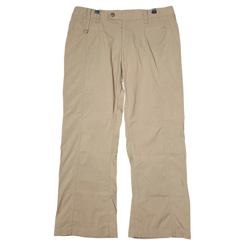 Royal Robbins Womens Hiking Pants Size 14 Short Taupe Brown Outdoor Travel